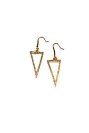 Gold Triangle Earrings