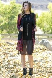  Sheer Mesh Tunic