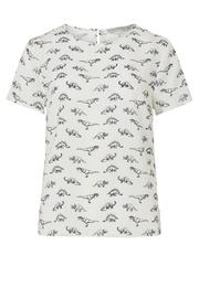  Dinosaur Print Top