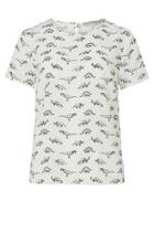  Dinosaur Print Top
