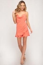  Cowl Neck Romper
