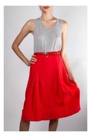  Vintage Button-front Skirt