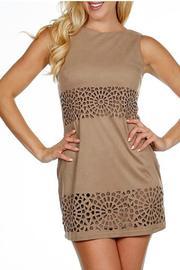  Suede Mini Dress