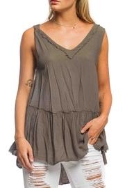  High-low Peplum Tank