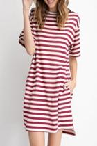  Relaxed Striped Dress