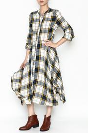  Plaid Maxi Dress
