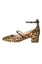  Leopard Heel Sandal