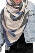  Blue Camouflage Scarf