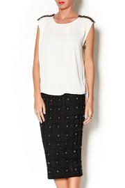 Cream Embellished Blouse