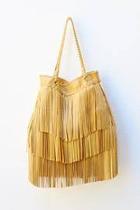  Caramel Fringe Bag
