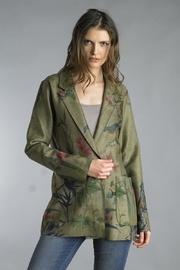  Sueded Floral Jacket