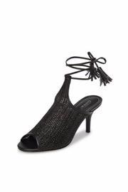  Black Low Heel Sandal