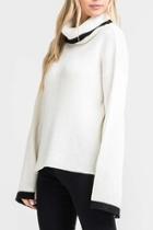  Turtleneck Bell-sleeve Sweater