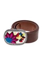  Embroidered Leather Belt