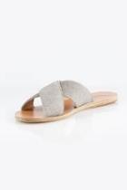  Calf Hair Strap Sandals