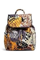  Painted Feathers Drawstring Backpack