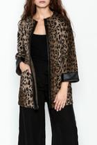  Trim Leopard Jacket