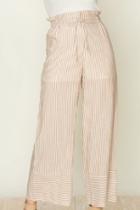  Drawstring Stripe Pants