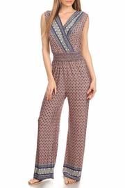  Surplice Mandala Jumpsuit