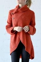  Button Tab Turtleneck