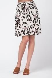 Double Layer Linen Skirt