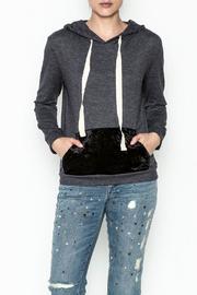  Velvet Pocket Hoodie