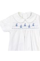  Smocked Sailboats Sack-gown