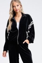  Leopard Velour Jacket