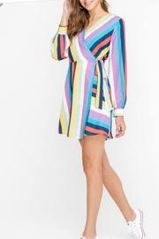  Rainbow Wrap Dress