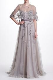  Beaded Tulle Gown