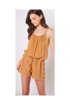  Cinched Waist Romper