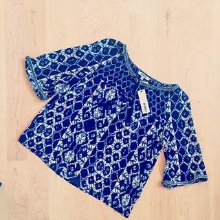  Boho Blue Top