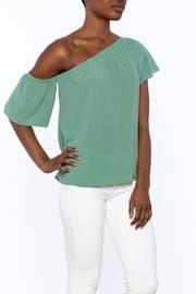  One Shoulder Ruffle Top