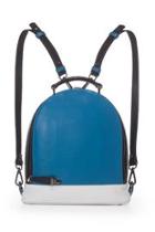  Blue Leather Backpack