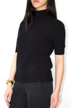  Cashmere Mock Tee