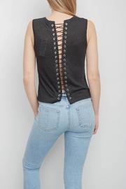  Jones Lace-up Top