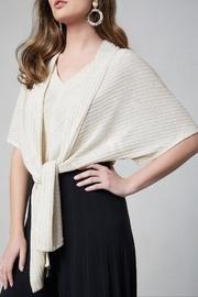  Ribbed Wrap Bolero