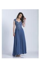  Smoke Blue Gown