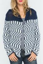  Knit Cardigan Hoodie