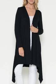  Asymmetrical Black Cardigan