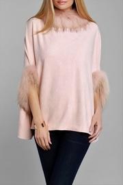  Faux Sueded Poncho