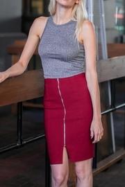  Maroon Business Skirt