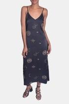  Witchy Woman Embroidered Dress