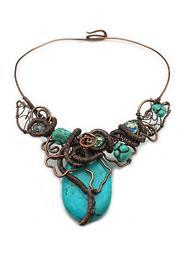  Blue Copper Necklace