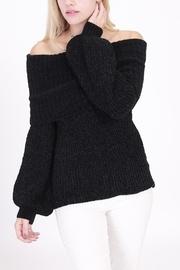  Chenille Black Sweater