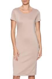  Khaki Solid Dress