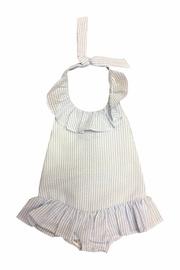  Blue Seersucker Swimsuit