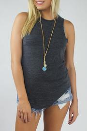  Shirt-tail Muscle Tank