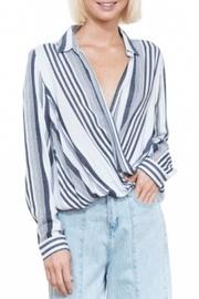  Stripe Surplus Blouse