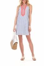  Seersucker A-line Dress